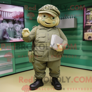 Army Soldier mascot costume...