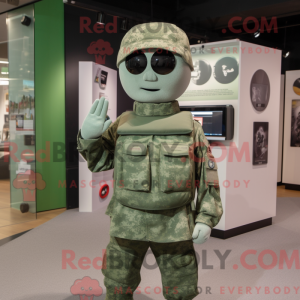 Army Soldier mascot costume...