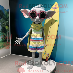 Gray Elf mascot costume...