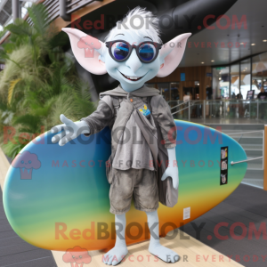 Gray Elf mascot costume...