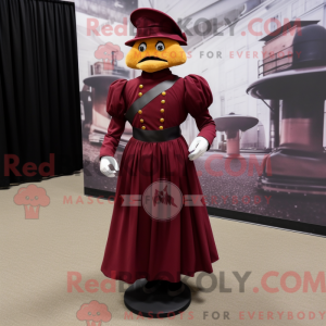 Maroon Civil War Soldier...