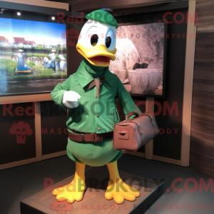 Figura de máscara de pato...