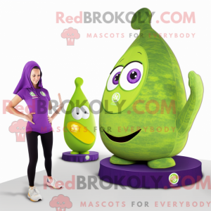 Lime Green Eggplant mascot...