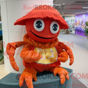 Crab mascot costume...