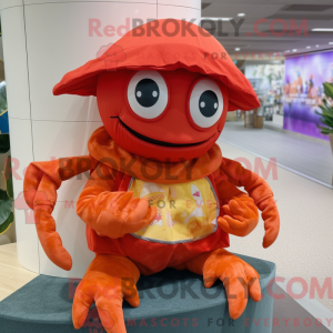 Krab-mascottekostuum...