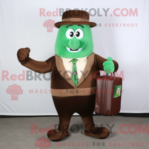 Brown Green Beer mascot...