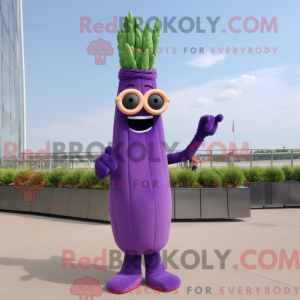 Purple Asparagus mascot...