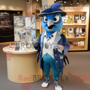 Olive Blue Jay maskot...