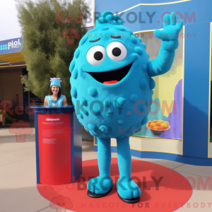 Cyan Meatballs Maskottchen...