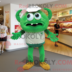 Green Crab Cakes mascot...