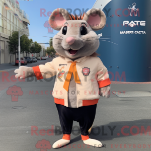 Peach Rat mascot costume...