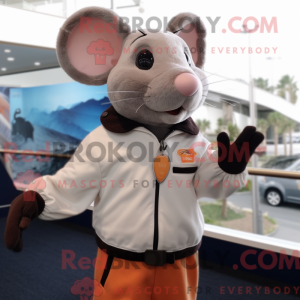 Peach Rat mascot costume...