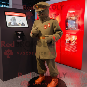 Red Army Soldier mascot...