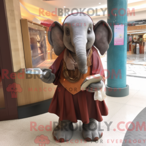 Rust Elephant mascot...
