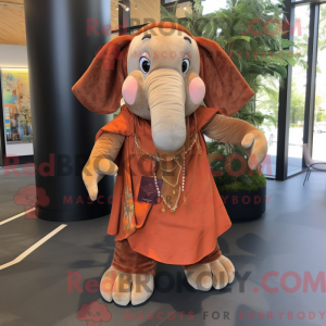 Rust Elephant mascot...
