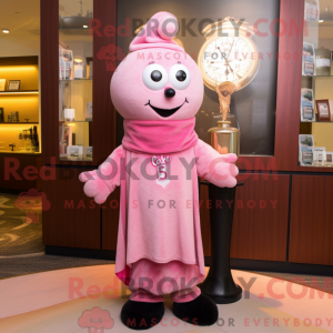 Pink Hourglass mascot...