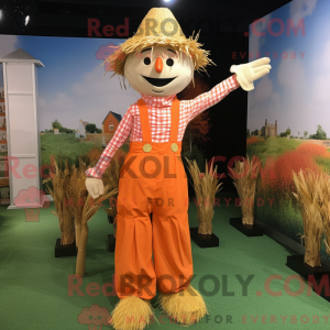 Orange Vogelscheuche...