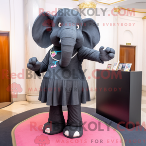 Black Elephant mascot...