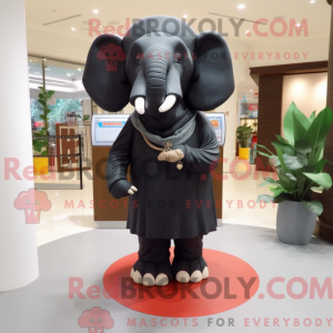 Black Elephant mascot...