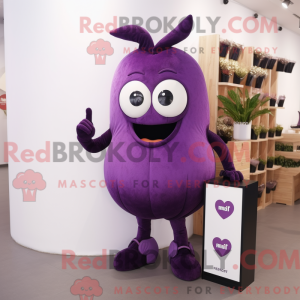 Personaggio mascotte Purple...