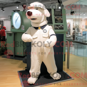 White Shepard S Pie mascot...