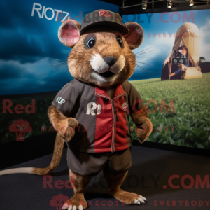 Rust Rat mascot costume...