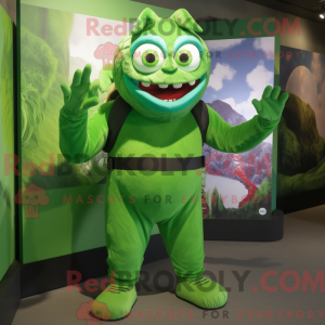 Forest Green Cyclops mascot...