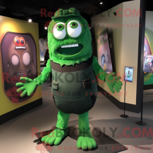Forest Green Cyclops mascot...