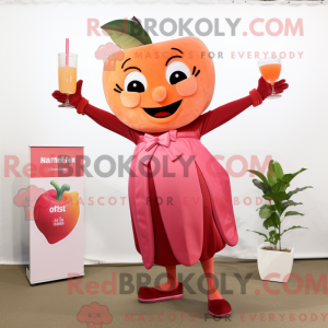 Peach Beet-maskotdraktfigur...