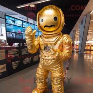 Gull Astronaut maskot drakt...