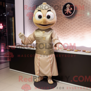 Costume de mascotte Tan Dim...