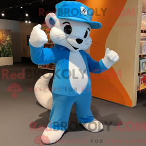 Postava maskota Sky Blue...
