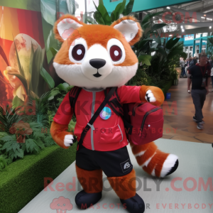 Red Panda mascot costume...