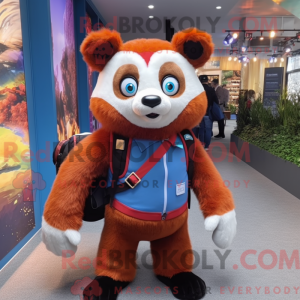 Red Panda mascot costume...