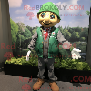 Green Scarecrow mascot...