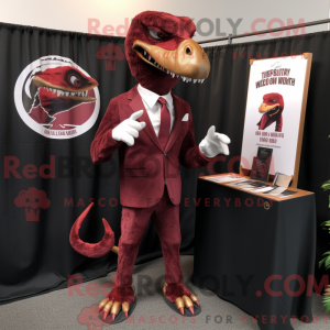 Máscara marrom Deinonychus...