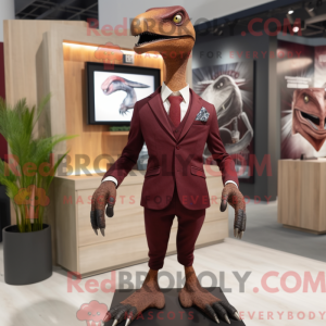 Máscara marrom Deinonychus...