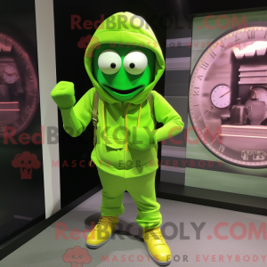 Lime Green Wrist Watch...