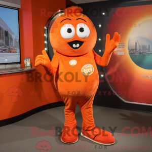 Orange Momentum mascot...