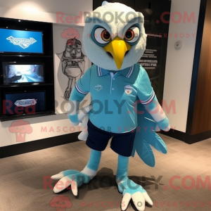 Turkis Falcon maskot...