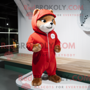Red Ilder maskot kostume...