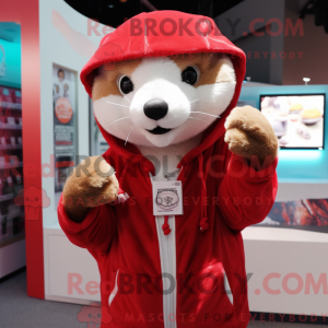 Maskottchenkostüm Rotes...