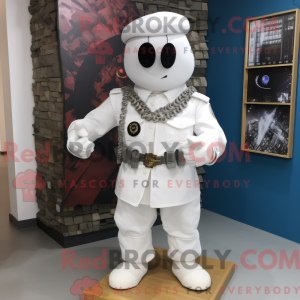 White Commando mascot...