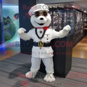 Mascotte de Commando blanc...