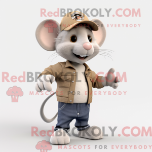 Costume de mascotte de Rat...