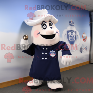 Navy Bottle Of Milk mascot...