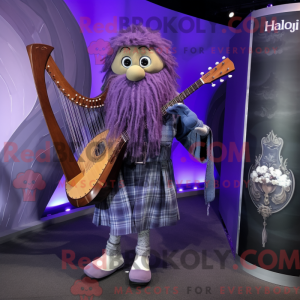 Lilla Celtic Harp maskot...