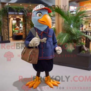 Navy Fasan maskot kostume...