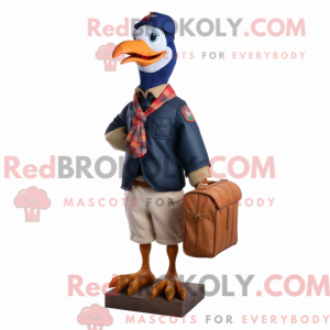 Maskottchenkostüm Navy...