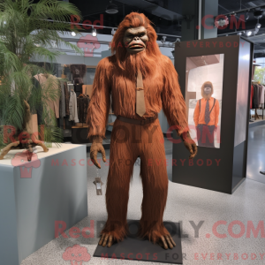 Rust Sasquatch Maskottchen...